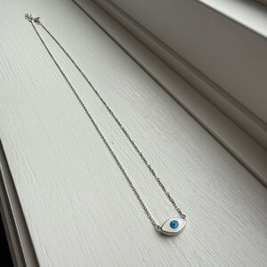Sterling Silver Eye Necklace